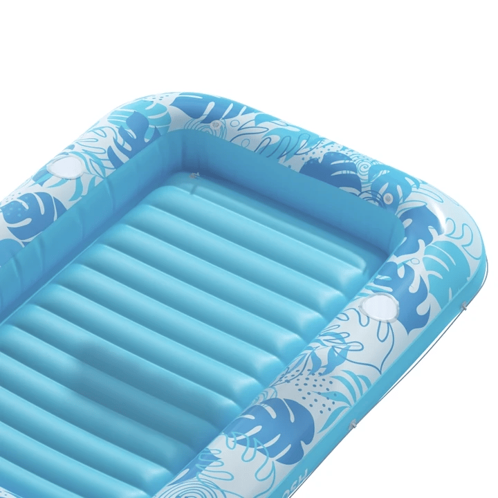 SLOOSH Inflatable Tanning Pool Lounger Float,  Purple-L, 70