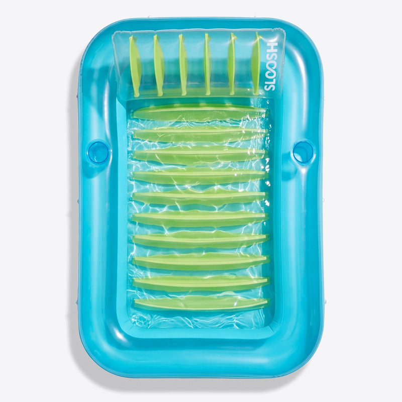 SLOOSH Transparent Inflatable Tanning Pool Lounger Float,  70